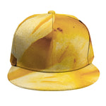 Yellow Pineapple Pieces Print Snapback Cap