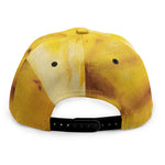 Yellow Pineapple Pieces Print Snapback Cap