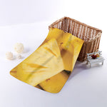 Yellow Pineapple Pieces Print Towel