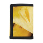Yellow Pineapple Pieces Print Trifold Wallet
