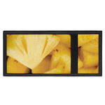 Yellow Pineapple Pieces Print Trifold Wallet