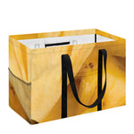 Yellow Pineapple Pieces Print Utility Tote Bag