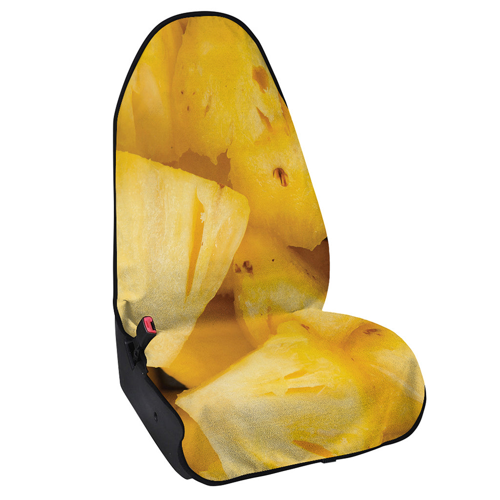 Yellow Pineapple Pieces Print Waterproof Car Seat Cover