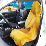 Yellow Pineapple Pieces Print Waterproof Car Seat Cover