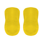 Yellow Plastic Building Blocks Print Bar Stool Covers