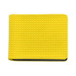 Yellow Plastic Building Blocks Print Bifold Wallet
