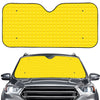 Yellow Plastic Building Blocks Print Car Windshield Sun Shade