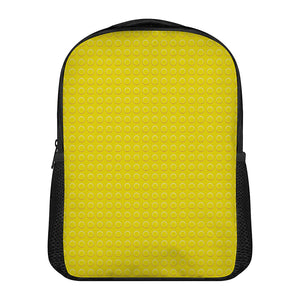 Yellow Plastic Building Blocks Print Casual Backpack