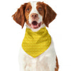 Yellow Plastic Building Blocks Print Dog Bandana