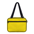 Yellow Plastic Building Blocks Print Double Strap Bible Bag