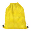 Yellow Plastic Building Blocks Print Drawstring Bag