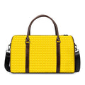 Yellow Plastic Building Blocks Print Duffel Bag
