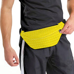 Yellow Plastic Building Blocks Print Fanny Pack