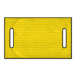 Yellow Plastic Building Blocks Print Golf Cart Seat Cover