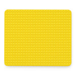 Yellow Plastic Building Blocks Print Mouse Pad