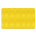 Yellow Plastic Building Blocks Print Polyester Doormat