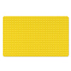 Yellow Plastic Building Blocks Print Polyester Doormat