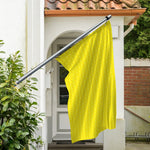 Yellow Plastic Building Blocks Print Polyester Flag
