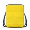 Yellow Plastic Building Blocks Print Rectangular Crossbody Bag