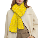 Yellow Plastic Building Blocks Print Scarf