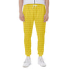 Yellow Plastic Building Blocks Print Scuba Joggers