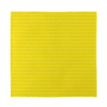 Yellow Plastic Building Blocks Print Silk Bandana