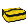 Yellow Plastic Building Blocks Print Small Lunch Bag