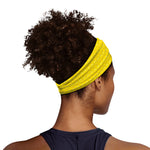 Yellow Plastic Building Blocks Print Sports Headband