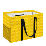 Yellow Plastic Building Blocks Print Utility Tote Bag