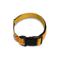 Yellow Polygonal Geometric Print Dog Collar