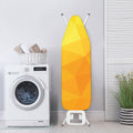 Yellow Polygonal Geometric Print Ironing Board Cover