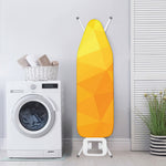 Yellow Polygonal Geometric Print Ironing Board Cover