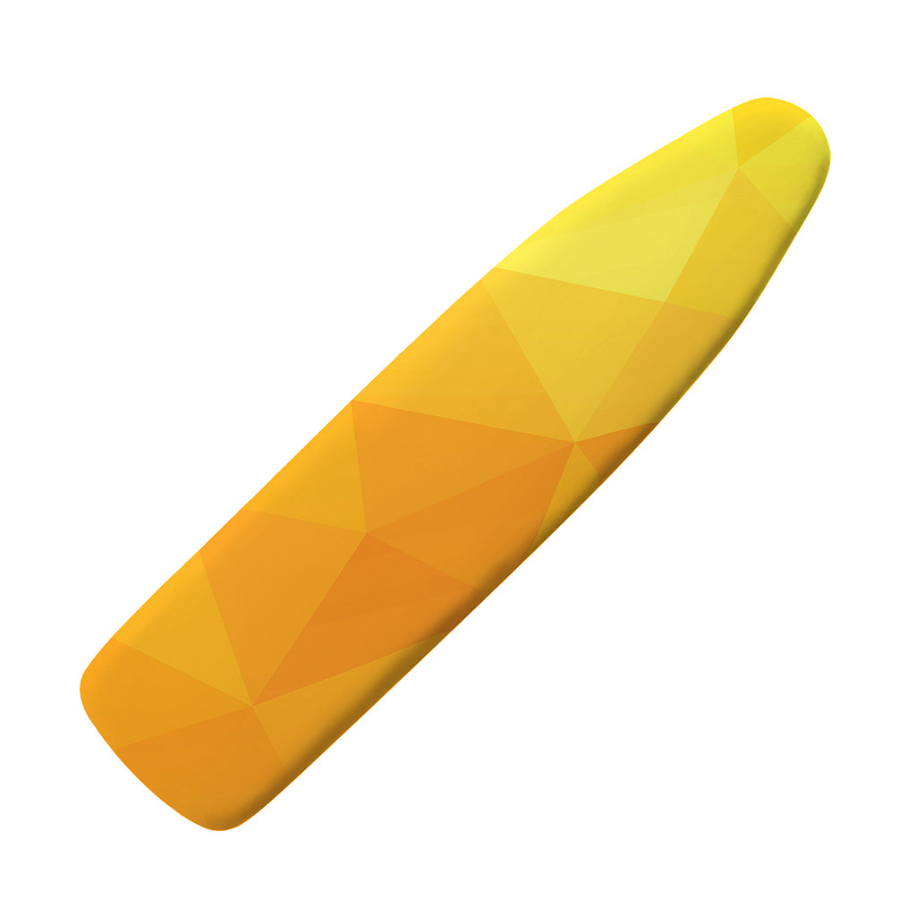 Yellow Polygonal Geometric Print Ironing Board Cover