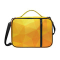 Yellow Polygonal Geometric Print Shoulder Strap Bible Bag