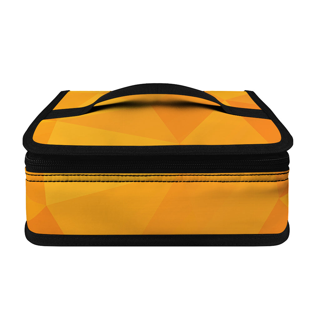 Yellow Polygonal Geometric Print Small Lunch Bag