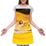 Yellow Python Snake Print Adjustable Apron