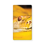 Yellow Python Snake Print Baby Crib Sheet