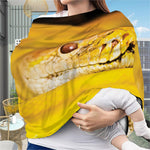 Yellow Python Snake Print Baby Seat Cover