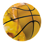 Yellow Python Snake Print Basketball