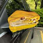 Yellow Python Snake Print Car Side Mirror Covers