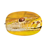 Yellow Python Snake Print Car Side Mirror Covers
