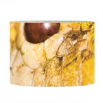 Yellow Python Snake Print Drum Lamp Shade