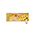 Yellow Python Snake Print Extended Mouse Pad