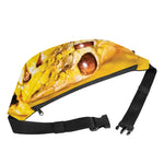 Yellow Python Snake Print Fanny Pack