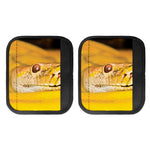 Yellow Python Snake Print Handle Covers