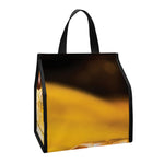 Yellow Python Snake Print Insulated Lunch Tote