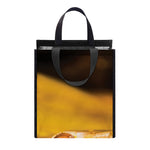 Yellow Python Snake Print Insulated Lunch Tote