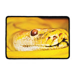 Yellow Python Snake Print Kitchen Mat