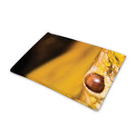 Yellow Python Snake Print Pet Cooling Mat Cover