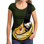 Yellow Python Snake Print Pet Sling Carrier